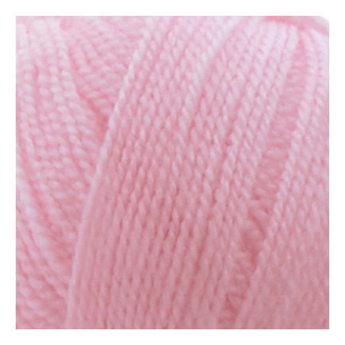 Bolsa 5 Pzas Coats Estambre Acrílico Liso Super Bebé Cisne Color 4004 Rosa