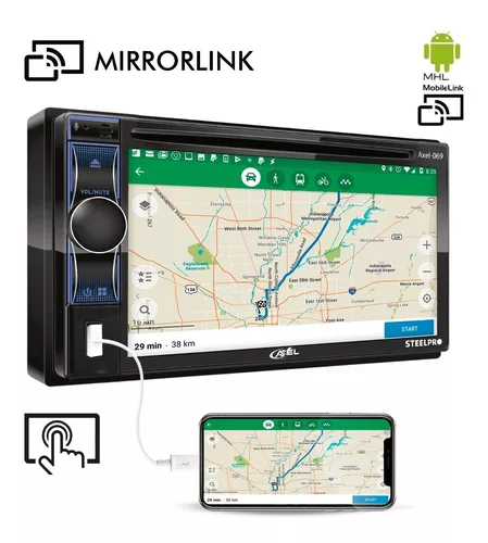 Autoestereo De Pantalla 1 Din Touch Mirrorlink Axel Steelpro