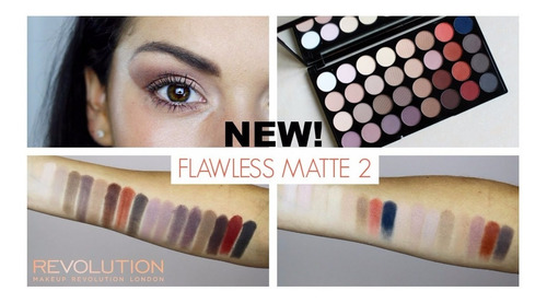 Makeup Revolution - Paleta Flawless Mate 2 Sombras Neutros | Envío gratis