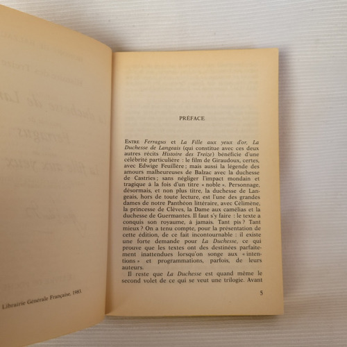 Histoire Des Treize Ferragus La Duchesse De Langeais Balzac