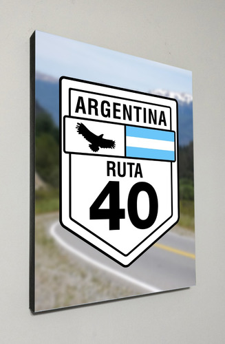Cuadro Ruta 40 Argentina 30x40 Cm