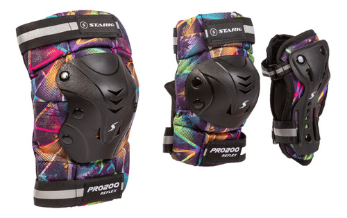 Kit Protecciones Pro 200 Retro Rollers Skate. En Gravedad X