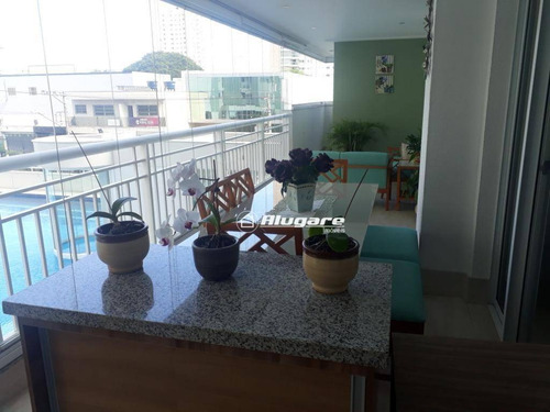 Apartamento Com 3 Suítes + 3 Vagas À Venda, 126 M² Por R$ 990mil - Centro - Guarulhos/sp - Ap3062
