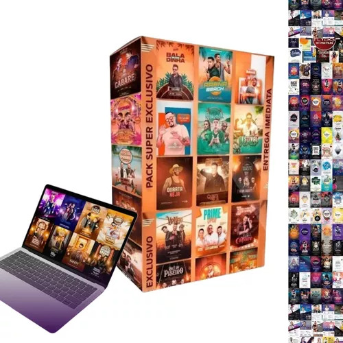Super Pack Com 1155 Flyers Para Corel (cdr) Artes Folder