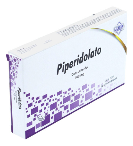 Piperidolato 100mg Con 30 Comprimidos- Ultra Laboratorios
