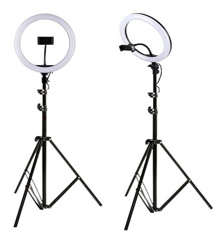 Aro Led Lámpara De Iluminación Makeup Estética 10'' Tienda