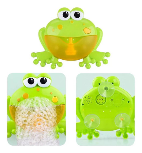 Cubo De Baño Eléctrico Con Forma De Burbuja Musical Frogcrab