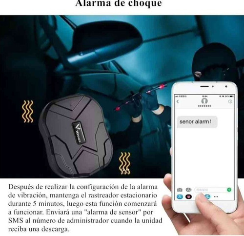 Hongge - Tk905 :rastreador Gps Magnético ,seguridad Y Durabilidad