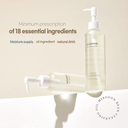 Aceite Limpiador Mixsoon Bean 195 Ml/6.59 Fl Oz Para Limpiez