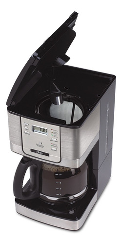 Imagen 5 de 5 de Cafetera Oster Flavor BVSTDC4401 automática negra y plata de filtro 220V