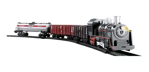 Trem De Brinquedo Com Trilho A Pilha Locomotiva Infantil