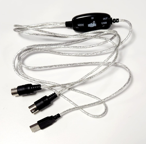 Cable Midi 5 Pines A Usb Hügel Pc Teclado Controlador Cuota