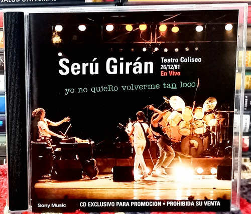 Seru Giran Cd Single Para Coleccionistas Igual A Nuevo 