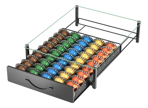 Gaveta Organizador Vidrio 40 Capsulas Nespresso Vertuoline