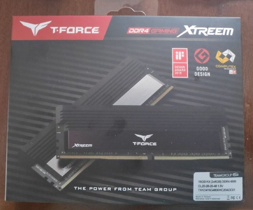 Memoria Ram Team Group T-force Xtreem 16gb 2x8 4800mhz Ddr4