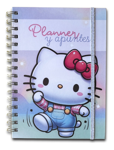 Hello Kitty Planner Semanal Y Apuntes - Agenda Sin Fechas