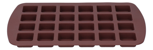 Molde Suave De Silicona Para Chocolate, Caramelo, 24 Rejilla