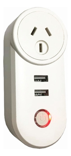 Toma Corriente Pared Wifi Con 2 Puertos Usb Smart Life Tbcin