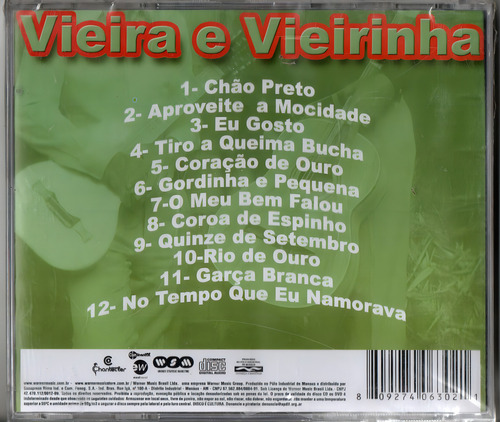 Cd Vieira E Vieirinha - Só Catira Vol. 2