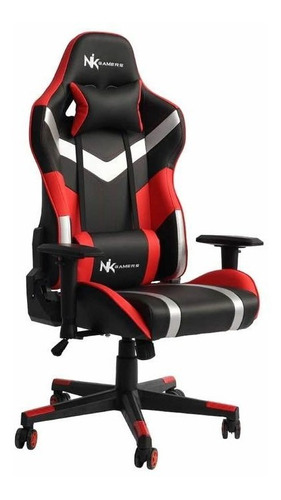 Silla Gamer Vyron Rojo/silver Nikgamers