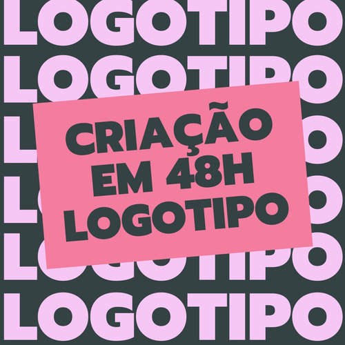 Imagem 1 de 5 de 48h Logotipo Logomarca Criação Marca Criar Logo