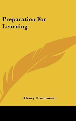 Libro Preparation For Learning - Henry Drummond