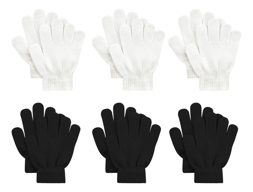 6 Pares De Guantes Mgicos Para Nios, Guantes De Invierno Cli