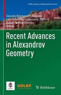 Libro Recent Advances In Alexandrov Geometry - Gerardo Ar...