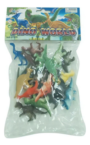 Kit Combo Pequenos Dinossauros 15 Itens Presente Brinquedo
