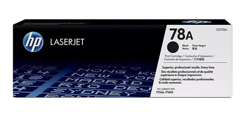 Toner Hp Original 78a Ce278a Negro P1566 P1606 Monocromatico