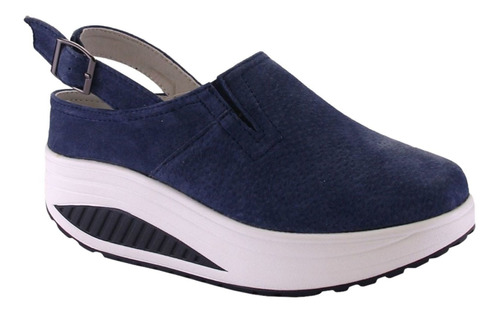 Zapato Funway Mujer Tija-9 Azul Plataforma