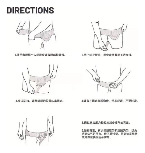 Faja Hernia Inguinal De Soporte Ajustable Para Hombre