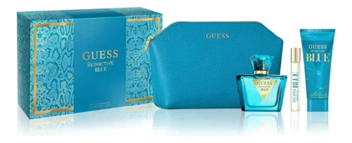 Set Guess Seductive Blue 75ml Edt Volumen De La Unidad 75 Ml