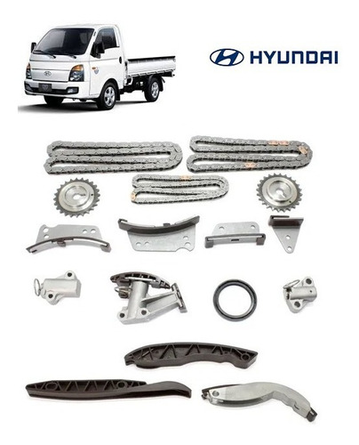 Kit Distribuicao Motor Hyundai Hr 2.5 16v. 13/.. D4cb