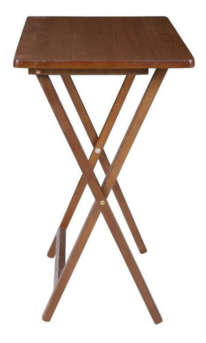Imagen 3 de 4 de Mesa Plegable Auxiliar Escritorio/escolar/ Madera/ Wood B