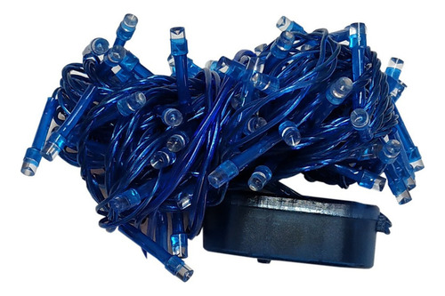 Luces Para Arbol Navidad Azul 100 Leds 5m Se100