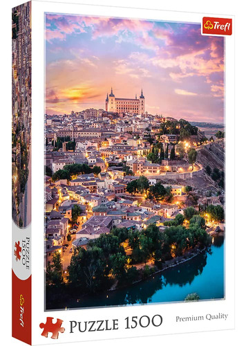 Trefl 1500 Piece Jigsaw Puzzle, Toledo, Espaa, Puesta De Sol