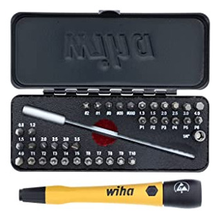 Juego De Microbrocas Wiha 75980 Esd Safe Go Box De 39 Piezas