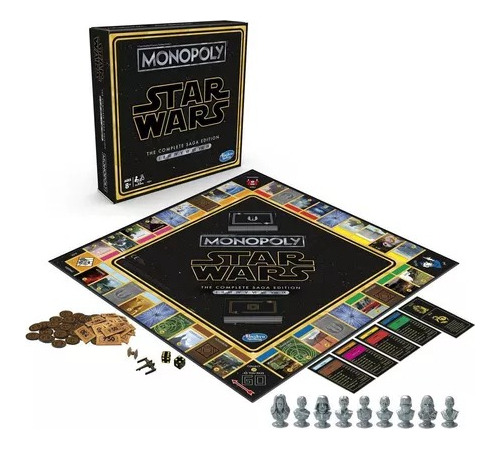 Juego De Mesa Hasbro Gaming Monopoly Star Wars +8