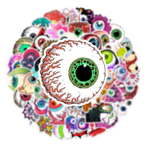 Adesivos De Grafite De Desenho Animado Eye Of Terror Go