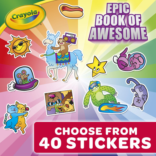 Juego De Libros Para Colorear Todo En Uno Crayola Epic Book
