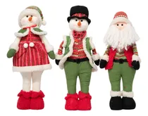 Comprar Pack 3 Monos Navideños Patas Largas 70 Cm Muñecos Navidad