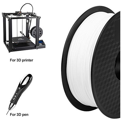 3d Printer Pla Filament 1 75mm 1kg Spool White