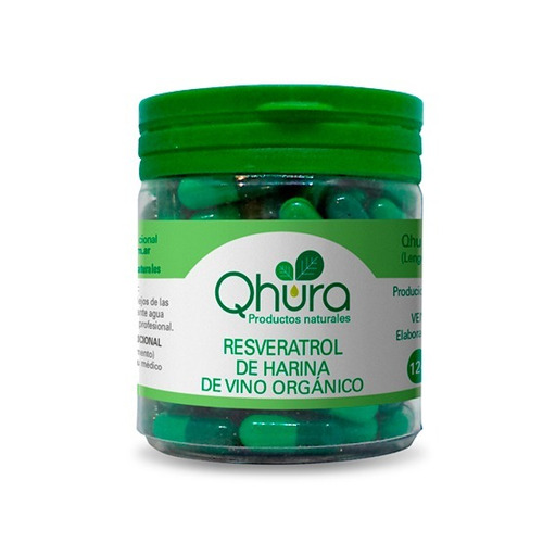 Resveratrol Qhura 120 Caps De 500 Mg.  Vto 2019