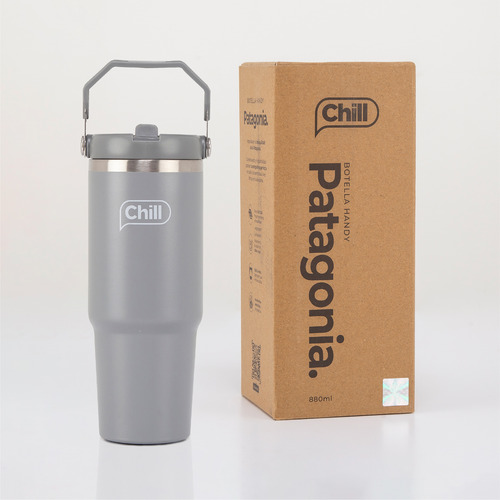 Botella Térmica Handy Patagonia 880ml Gris Glaciar