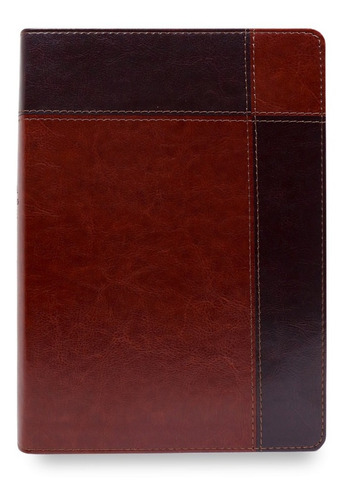 Biblia De Estudio Ryrie Ampliada Rvr1960 Duo-tono Marrón