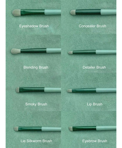 Ri Juego De Brochas De Maquillaje Con Bolsa De
