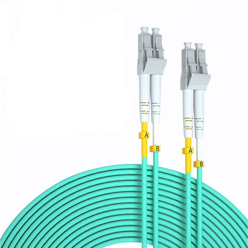 Imagen 3 de 8 de Cable Patch Cord De Fibra Optica Om3 3.0mm Lc-lc 50db 10 Met