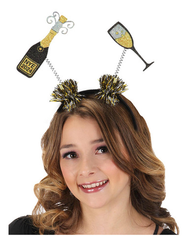 Diadema De Feliz Año Nuevo 2024, Diademas Para Halloween,