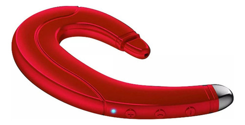 Auriculares Bluetooth impermeables con gancho de color rojo